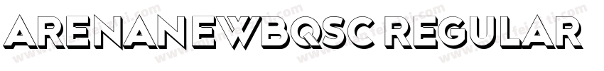 ArenaNewBQSC Regular字体转换